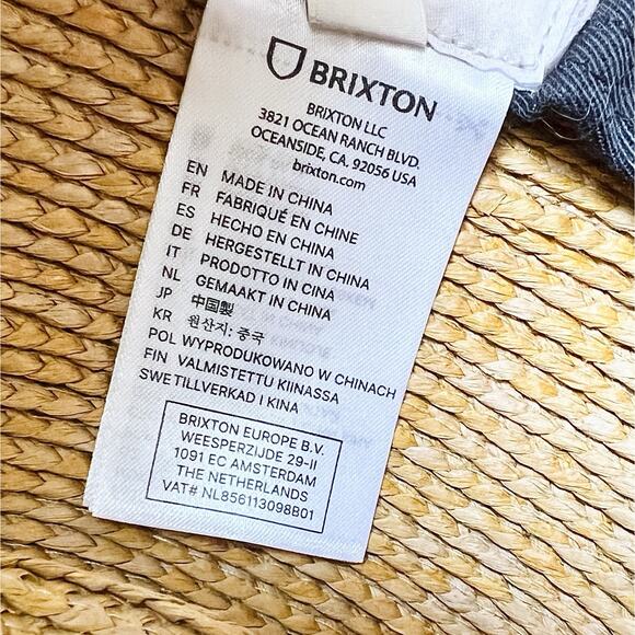 Brixton Reno Straw Fedora Wide Brim Western Boho Festival M/L MSRP $99 NWOT - Picture 8 of 12